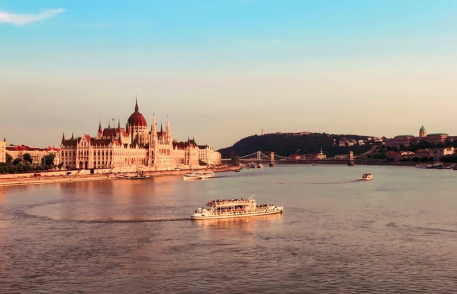 Experience a sunset cruise along the Danube.