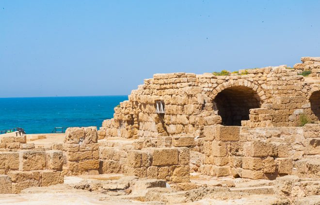 Take a guided snorkeling tour of the underwater archeological park in Caesarea. See the ruins of the magnificent harbor of Sebastos and sunken archeological artifacts amidst the Mediterranean marine life.