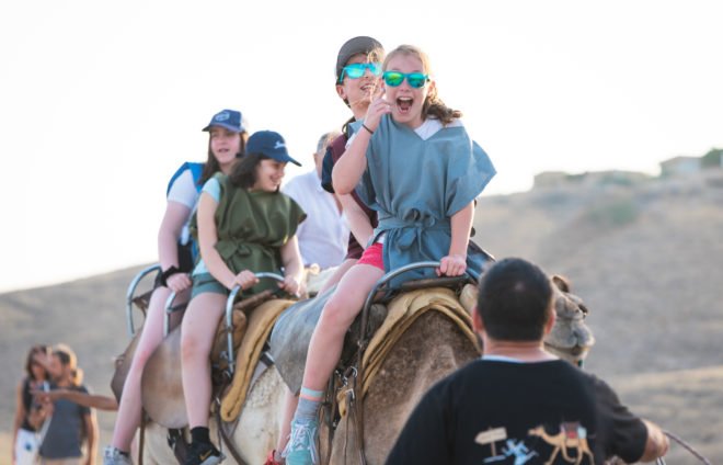 Kids on camels
