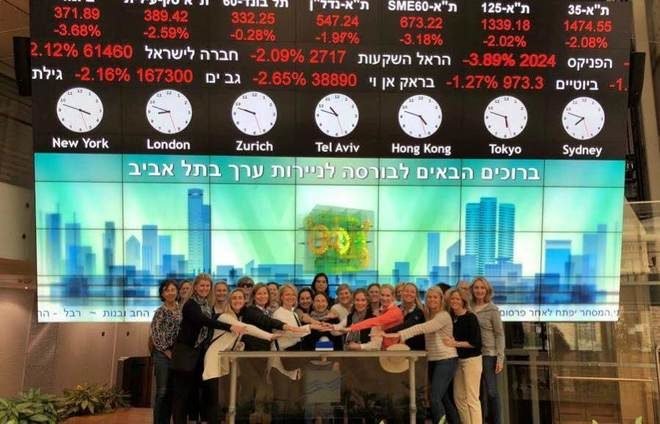 Group visit to Tel Aviv Stock Exchange