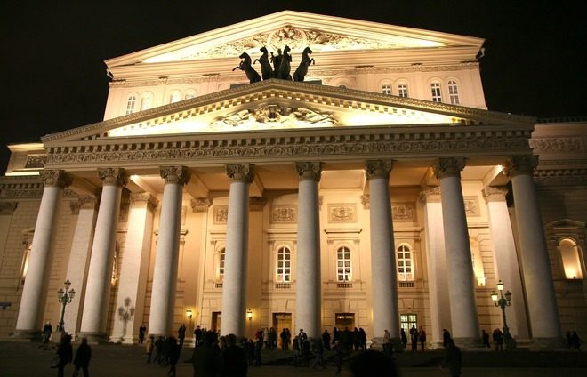 Attend an exquisite performance at the Bolshoi Theater.