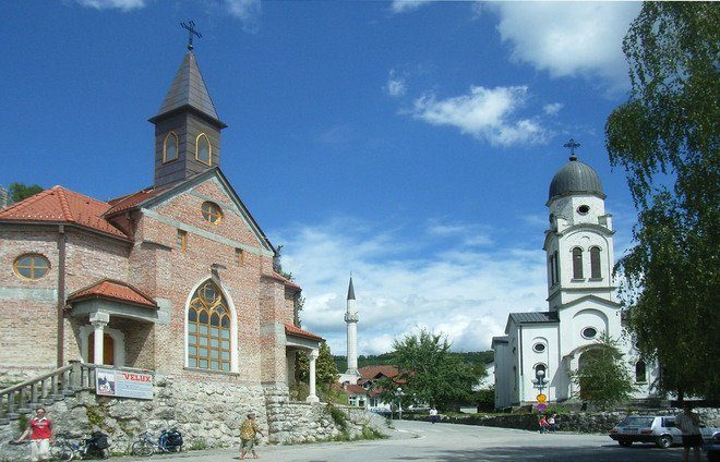Drive to Sarajevo, often referred to as the “Jerusalem of Europe” because of its traditional religious diversity – with adherents of Islam, Orthodoxy, Catholicism, and Judaism, all coexisting for centuries. Major houses of worship are within steps of each other.