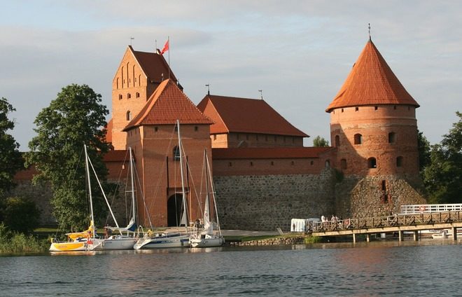 Savor the Trakai Castle, a fairytale-like island castle, situated in Lake Galvė, built in the late 14th century and completed in the early 15th century.