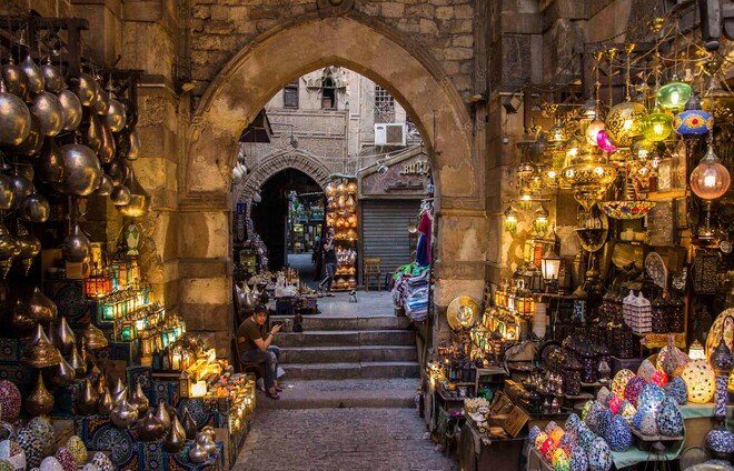 Check out the Khan el-Khalili, located in the heart of old Cairo. You’ll get the chance to wander on your own through this famous market, where Cairenes have come for centuries to shop, haggle, meet, and eat. It’s a medieval-style mall renowned for its gold, coppersmiths, and spices.