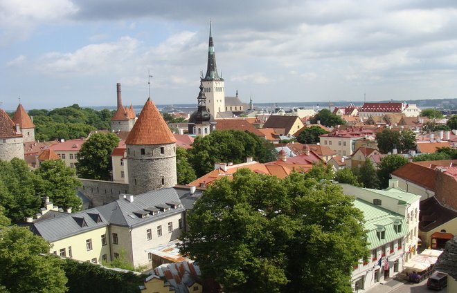 For the best view of Tallinn, head to the Kohtuotsa viewing platform. Located on Toompea Hill, visitors will be treated to unobstructed views of the harbor, bell towers, and the terra-cotta colored roof tiles.