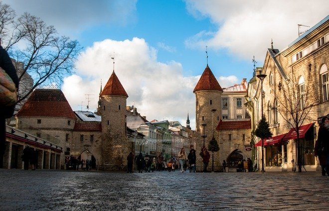 Enter Tallinn’s marvelous old town through Viru Gate, which was part of the city’s 14th-century extensive defense system.
